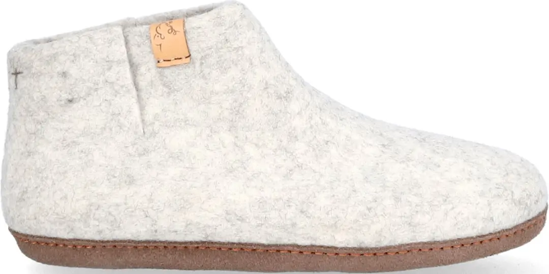 Mula Unisex Pantoffels Wolvilt Grijs