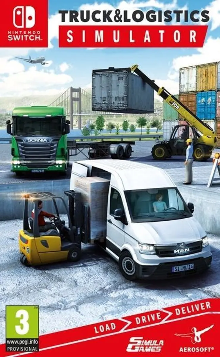 Aerosoft Vrachtwagen & Logistiek Simulator Nintendo Switch - afbeelding 2 van 6