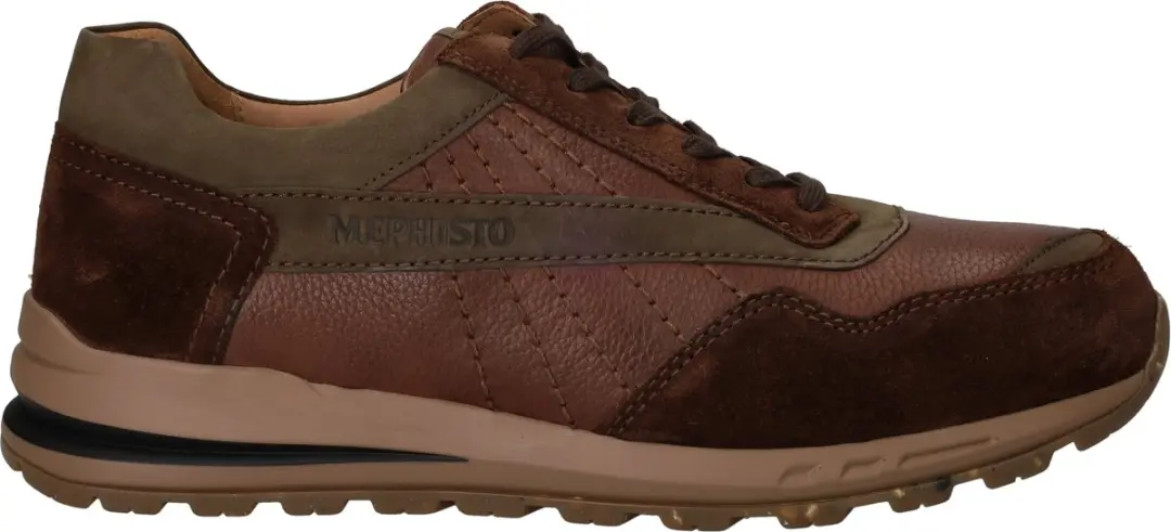 Heren Veterschoenen Mephisto Barth Chestnut Bruin
