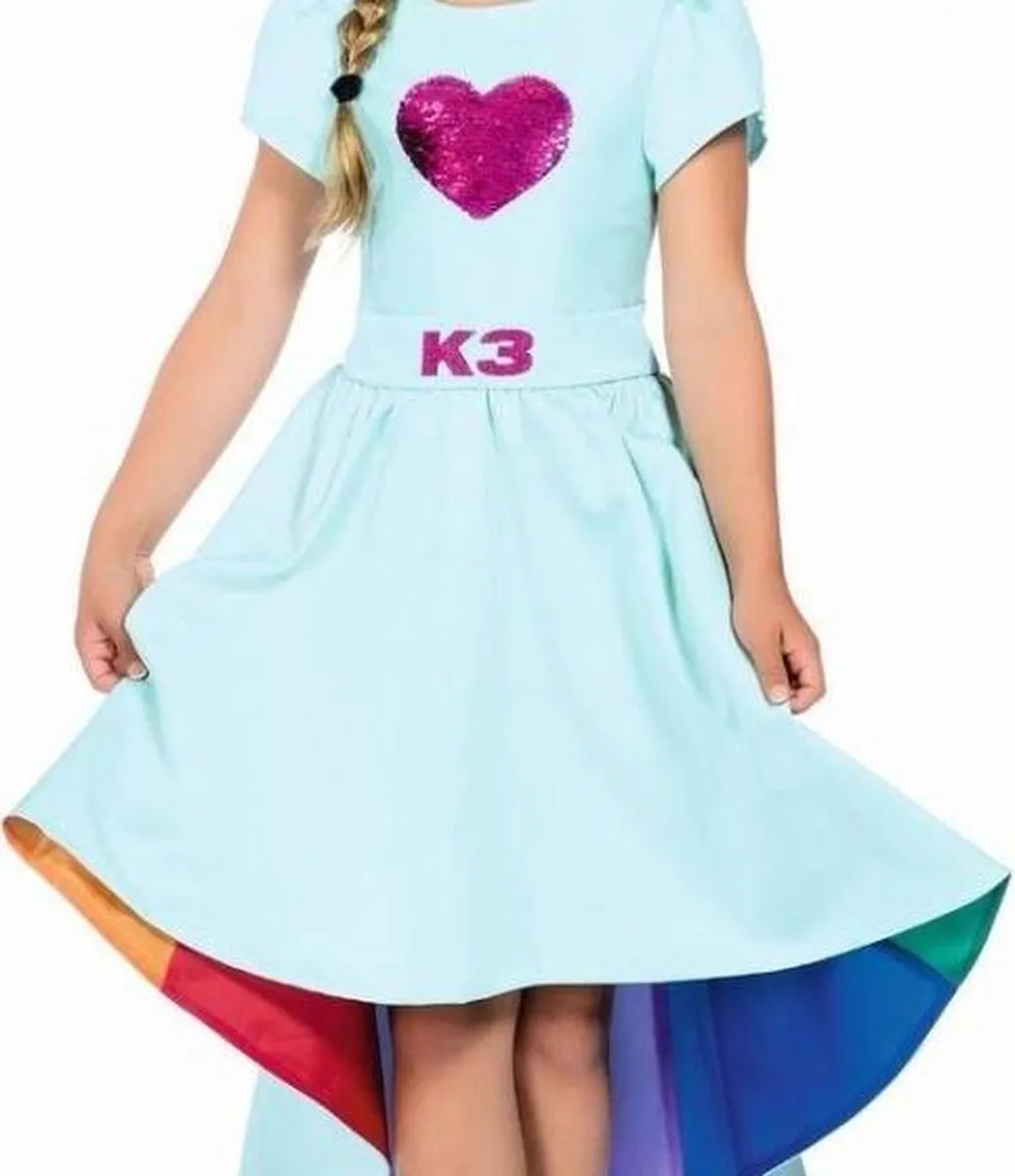 Studio 100 K3 Love Cruise Verkleedjurk - Maat 134 - Blauw