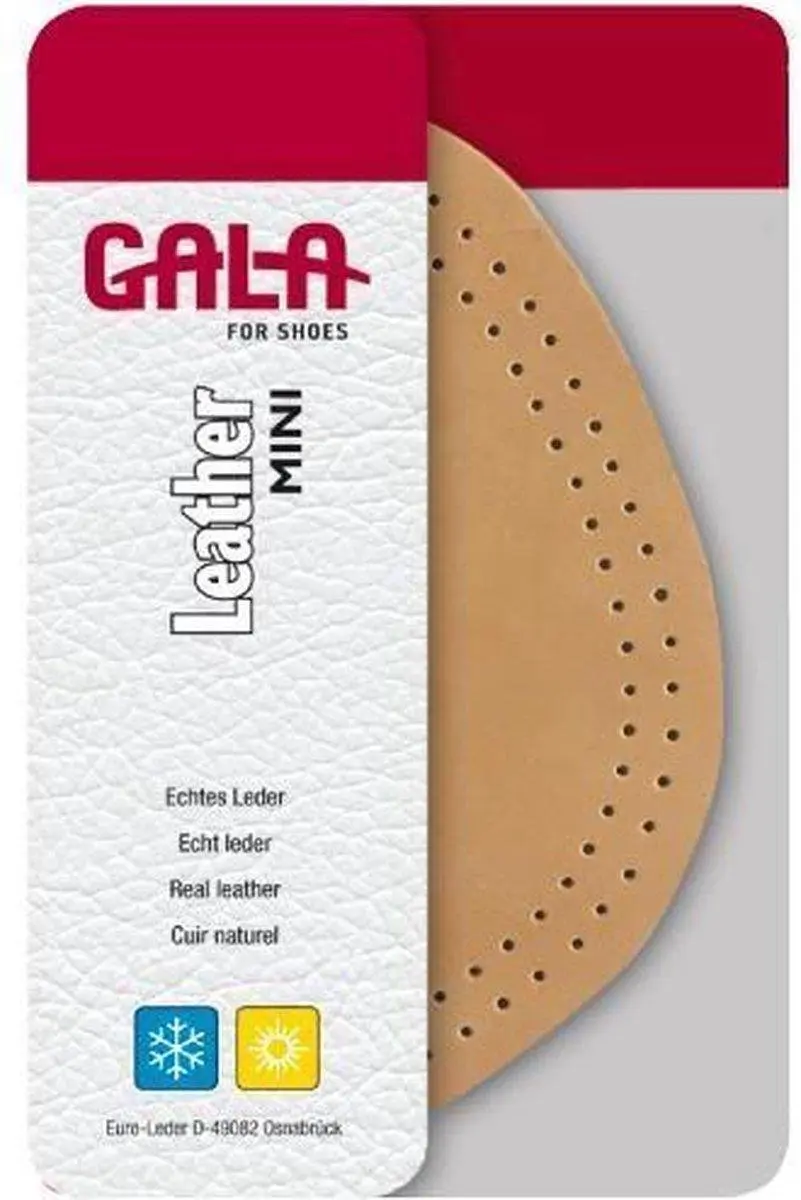 Gala Mini Leather VOORVOET inlegzooltjes