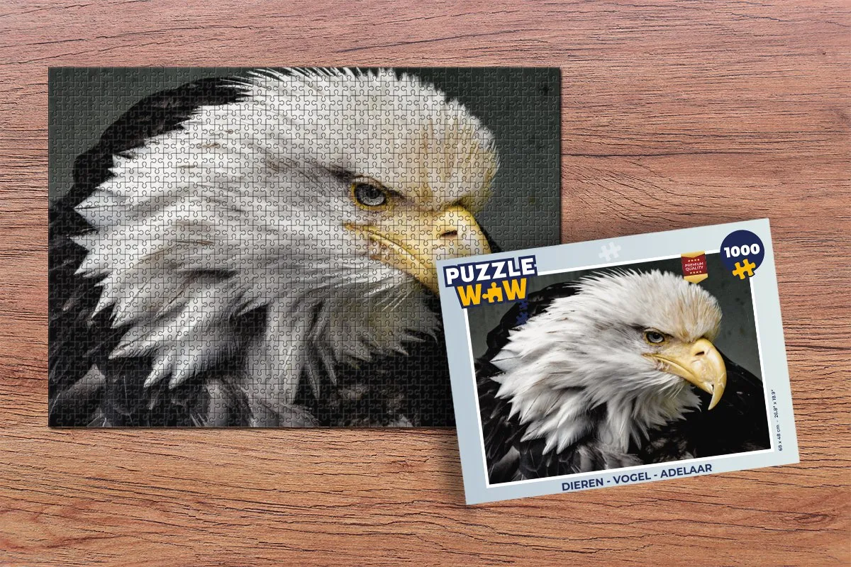 PuzzleWow Vogel Legpuzzel 1000 Stuks - Multicolor