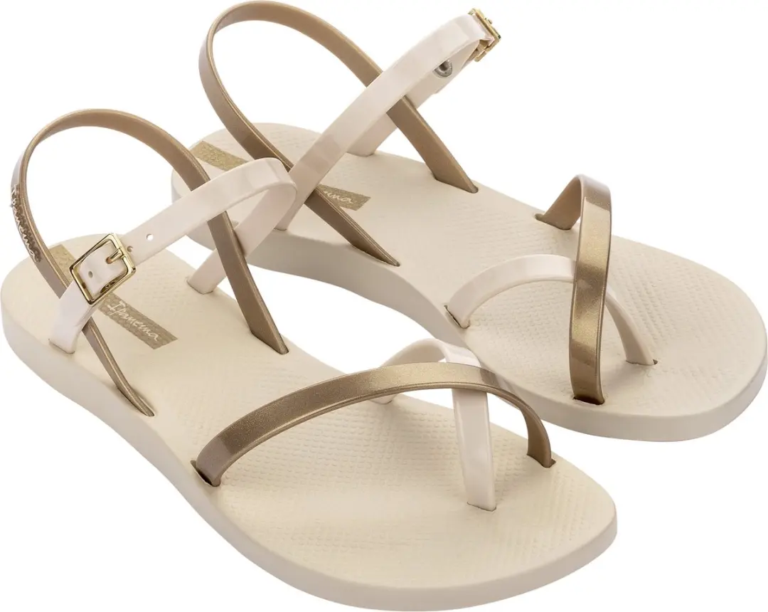 Ipanema Fashion Sandal Dames Slippers - Beige/Gold
