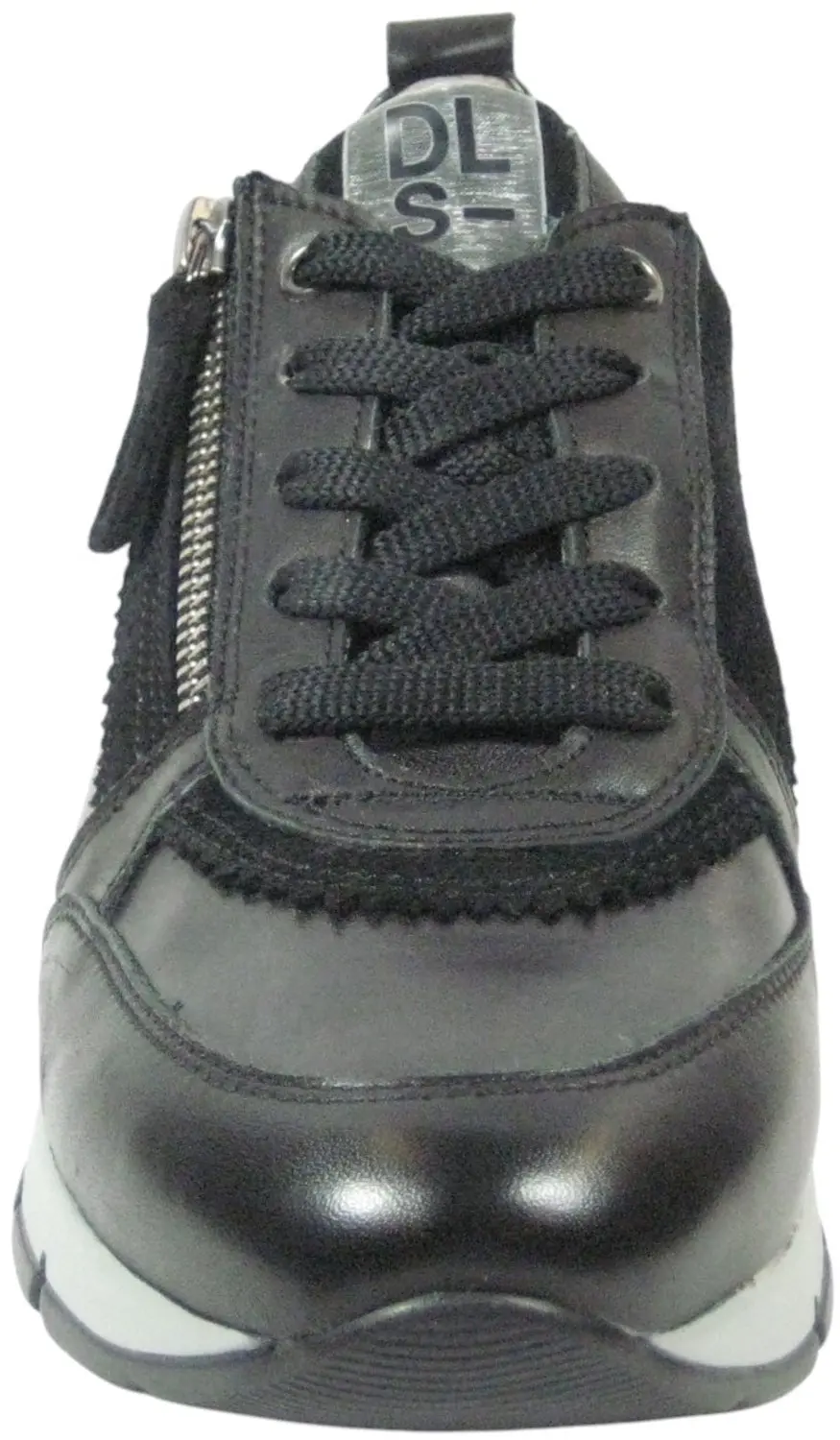 DL Sport Dames nette sneaker 7116 - Zwart