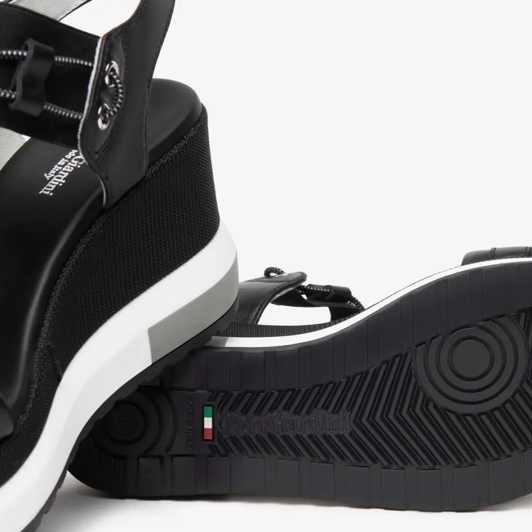 Sandalen Nerogiardini Tamigi Elastico Poli.Milena 7854 Zep