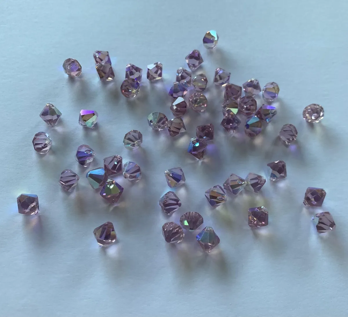 Swarovski Bicone Kralen 8mm Light Amethyst - 10 Stuks