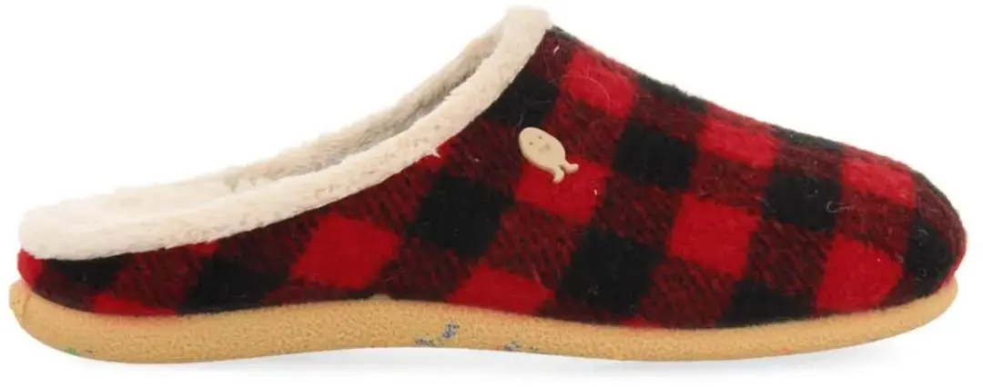 Hot Potatoes 64678 Teenslipper 34 - zwart/rood - afbeelding 5 van 6