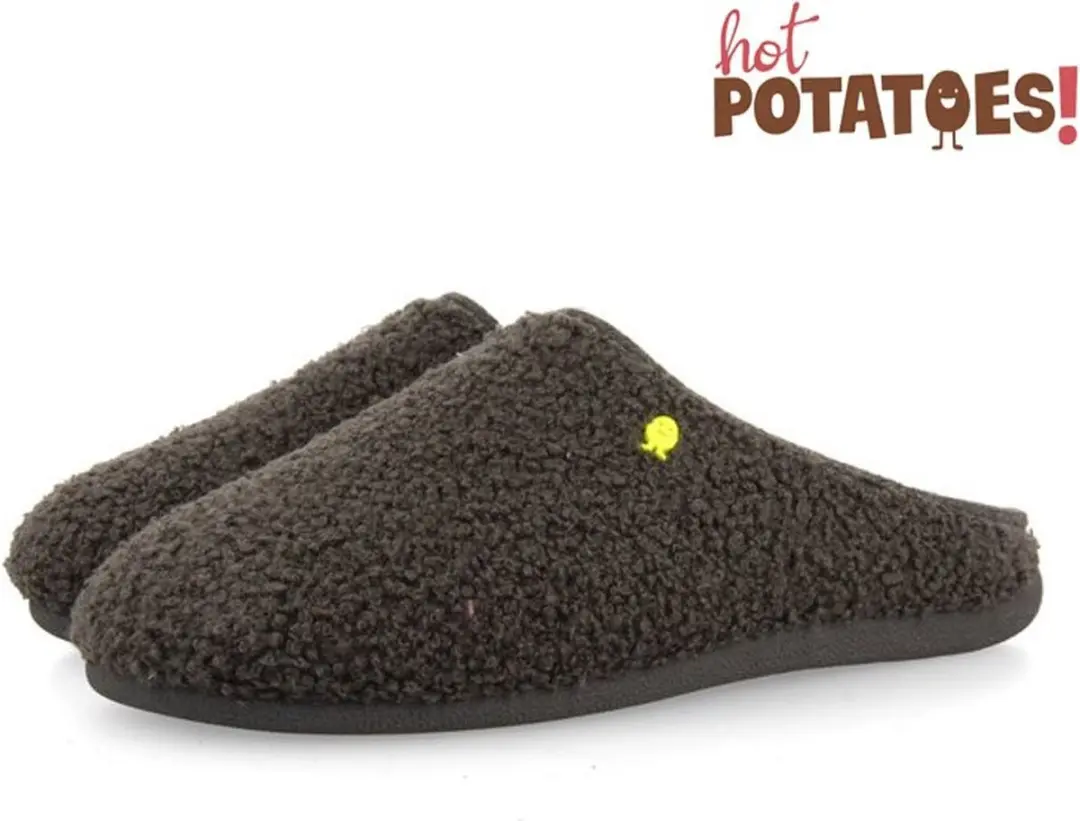 Hot Potatoes Antwerp Pantoffels Heren - Grijs - afbeelding 2 van 6