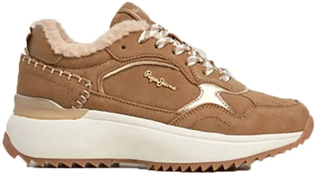 Pepe Jeans Kimi One Schoenen Bruin EU 36 Vrouw