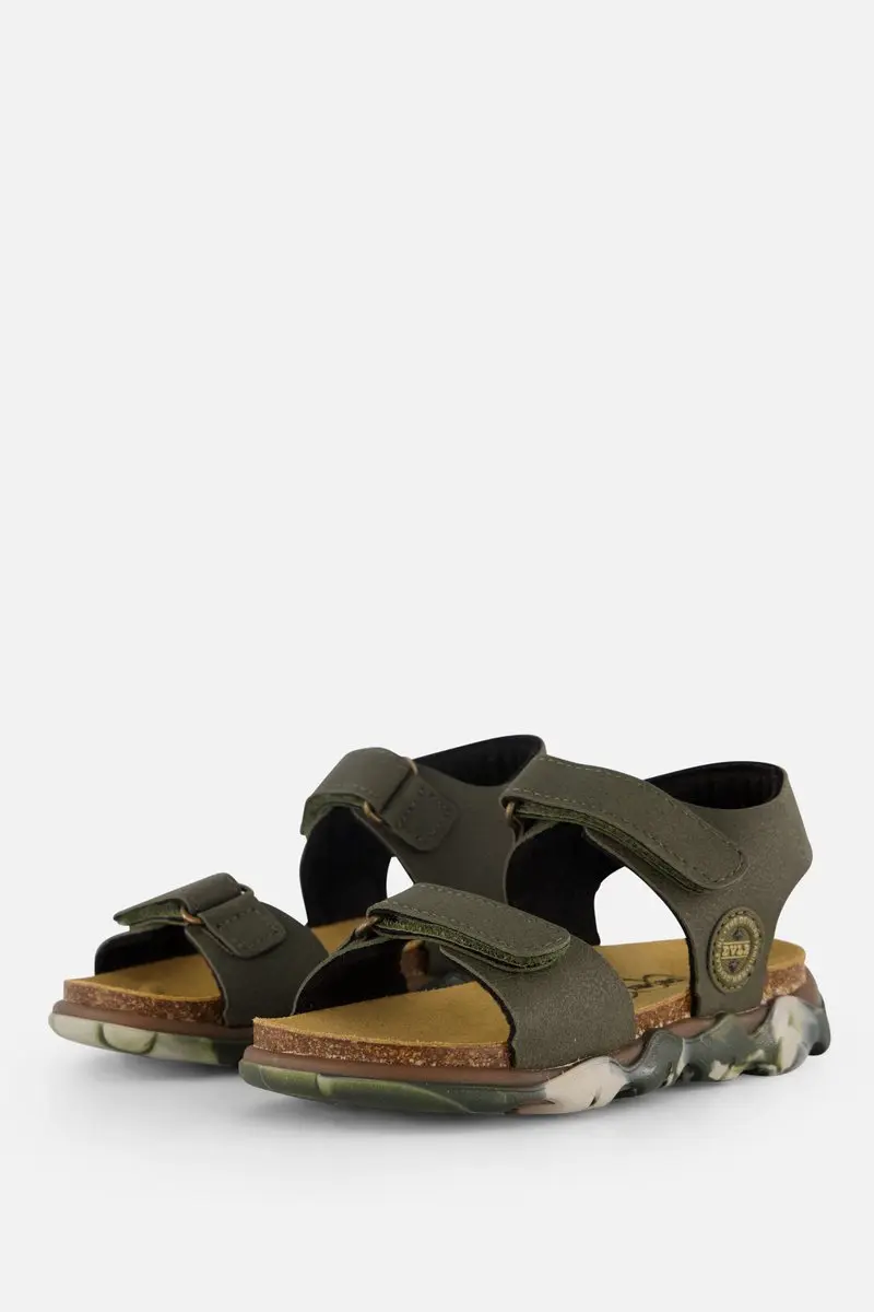 Develab Sandalen groen Imitatieleer