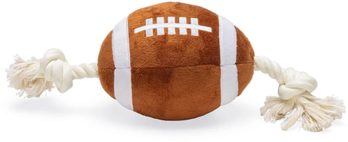 Beeztees Rugbybal Hondenspeelgoed M