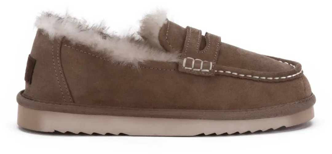 Warmbat Mildura suede TW Mud/Sand Dames Loafers