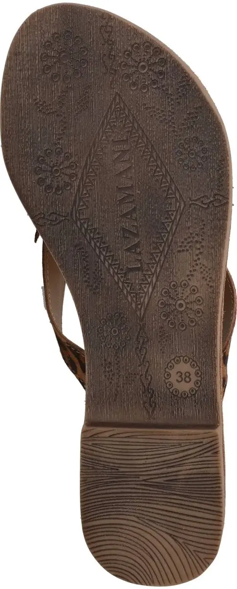 Nomi Dames Slippers Suède Bruin - afbeelding 5 van 6