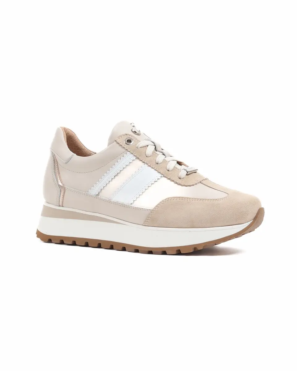 Footnotes 31.012 Erika Sneakers - Wijdte H - Beigemulti - afbeelding 5 van 6