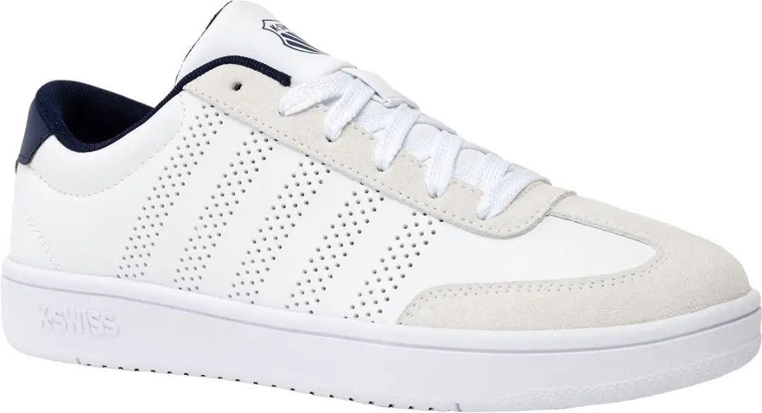 K Swiss Court Open T Toe sneakers voor dames, wit/indigo