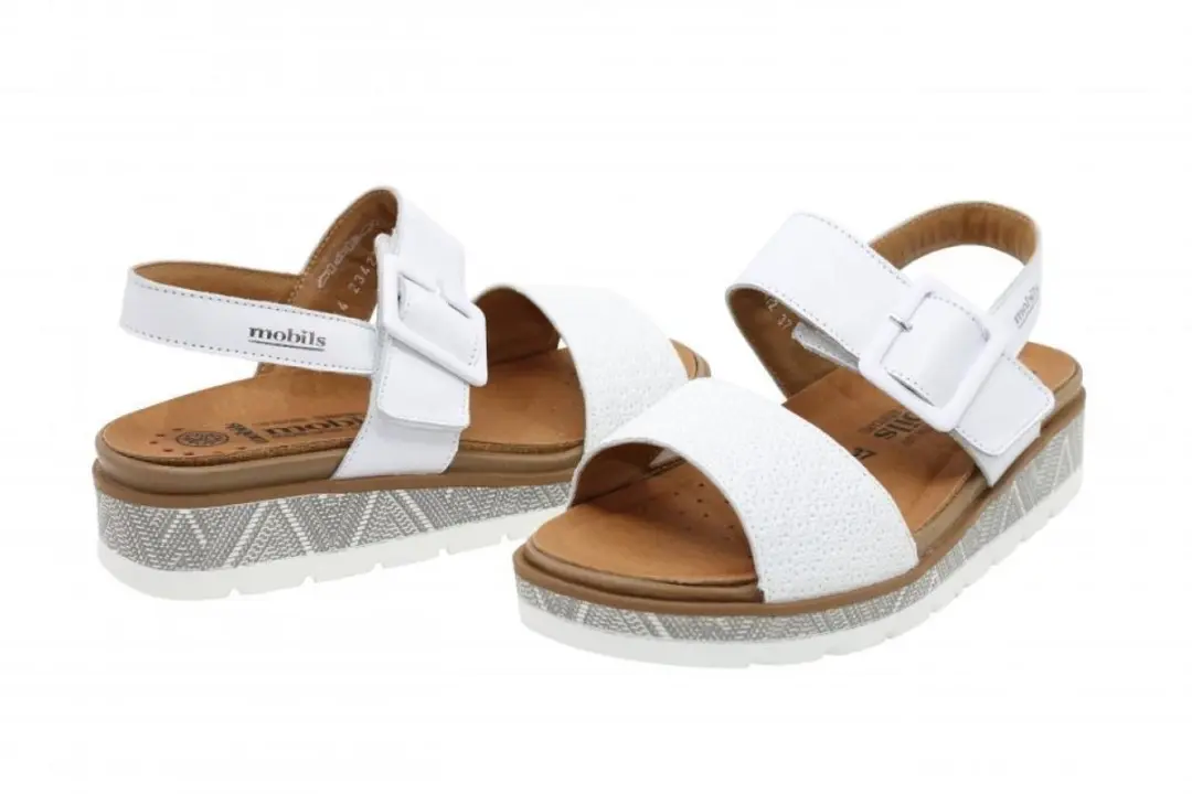 Mephisto Mobils Ergonomic Melysa Witte Sandaal