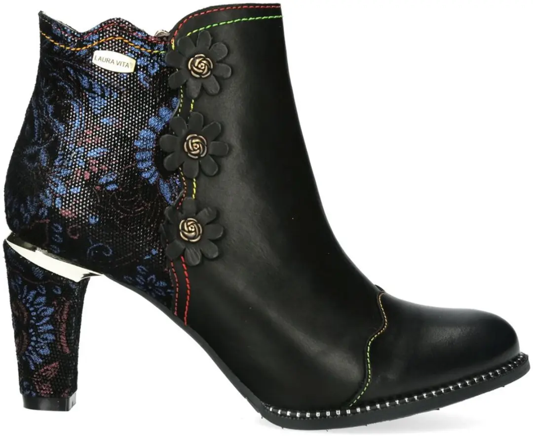 Laura Vita Korte Laars Albane 198 SL316-19Z Charbon Zwart Blauw