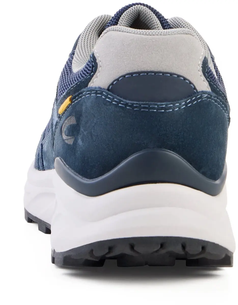camel active Sneaker van nubuck en textielmix met comfortabele zool