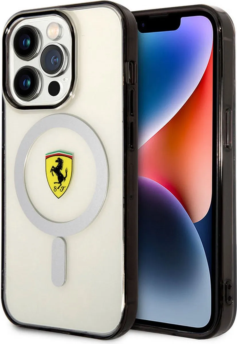 Ferrari Translucent Back Case MagSafe iPhone 14 Pro Max