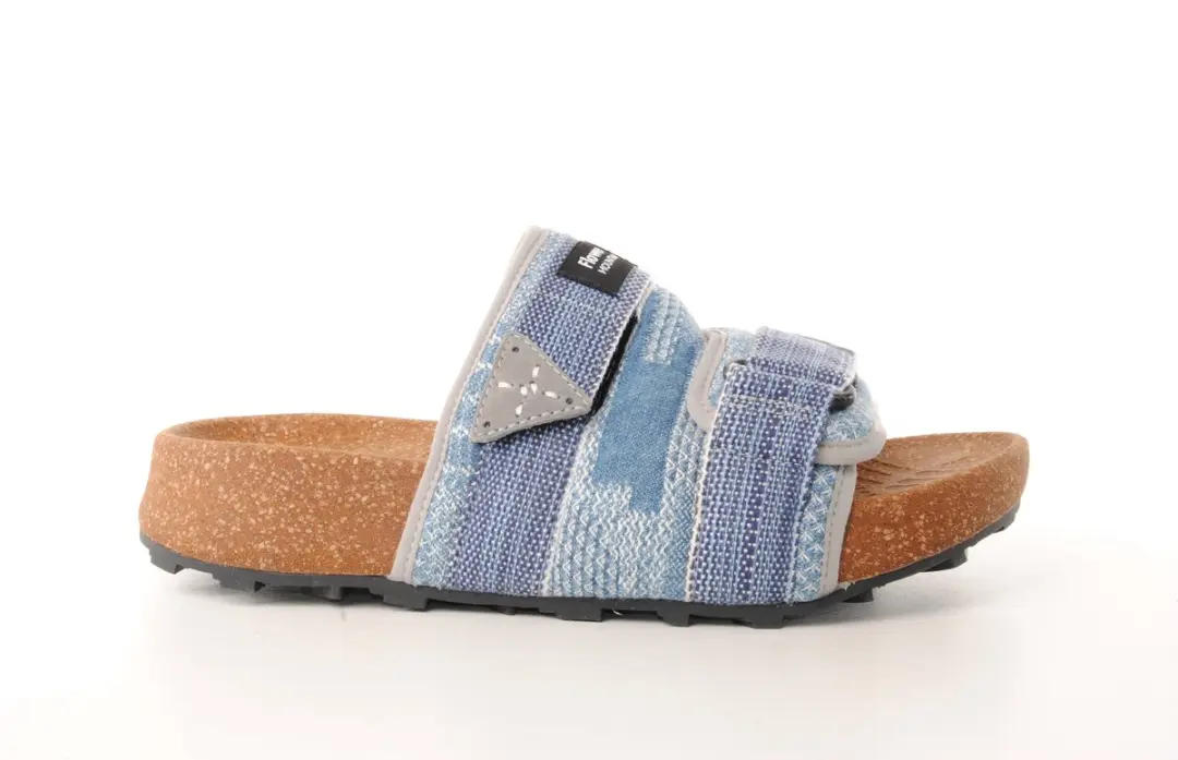 Flower Mountain dames slipper Niwa slipper jeans blauw