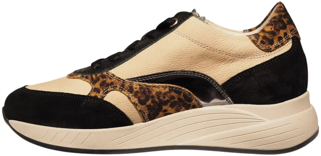 DL Sport 7132 Sneakers beige suède - afbeelding 2 van 6