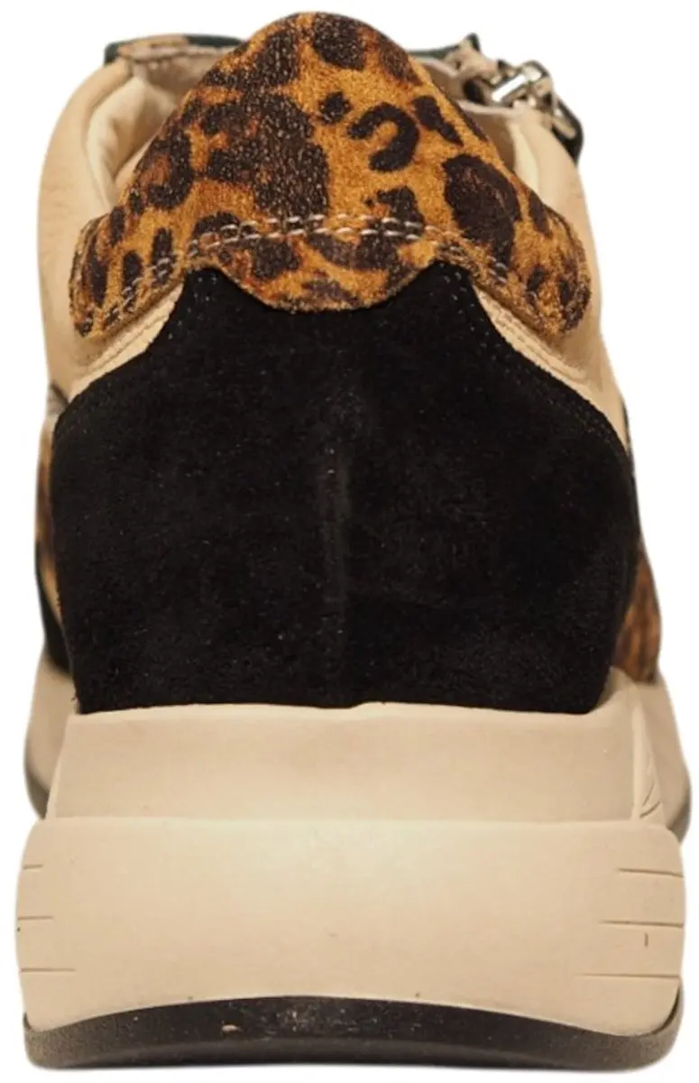DL Sport 7132 Sneakers beige suède - afbeelding 5 van 6