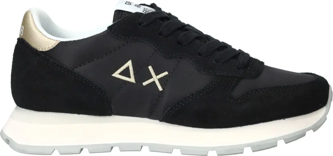 SUN68 Ally Gold Silver Sneakers