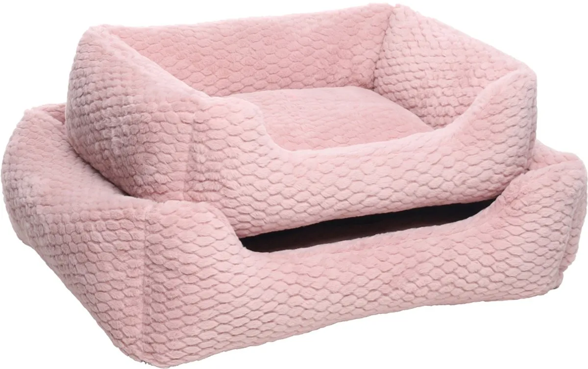 Flamingo Naya Mand Rechthoekig Roze 65x50x20cm