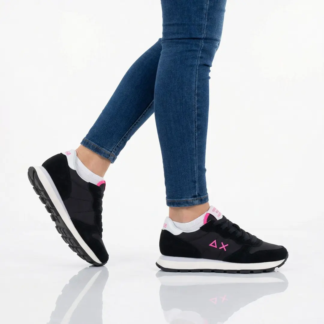 Sun68 Ally Solid Dames Sneakers Zwart Z36201-1162 - afbeelding 3 van 6