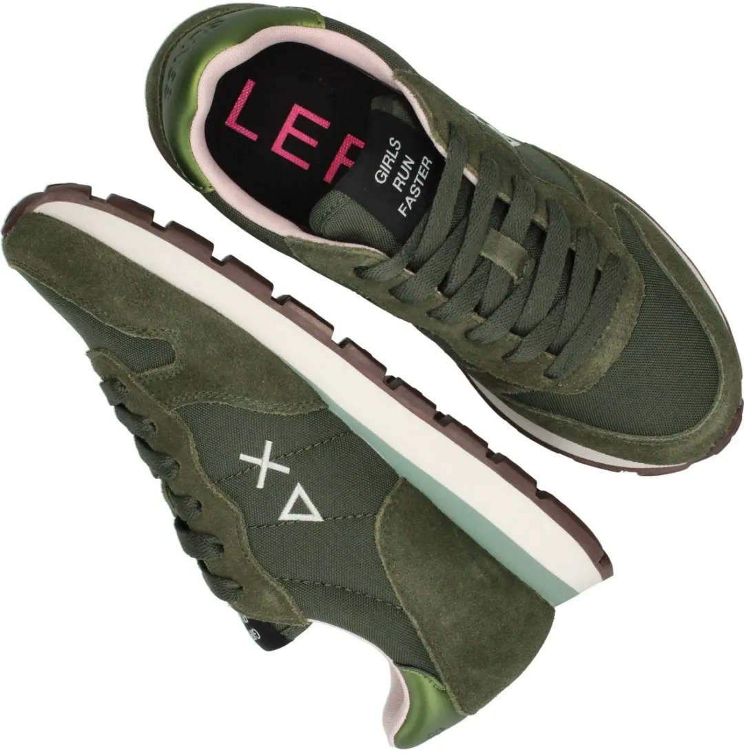 Sun68 Ally Solid Sneakers Dames Groen 40 - afbeelding 4 van 6