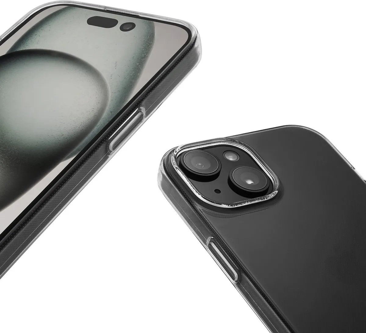 Hama Always Clear Cover Hoesje iPhone 15 - Transparant - afbeelding 6 van 6