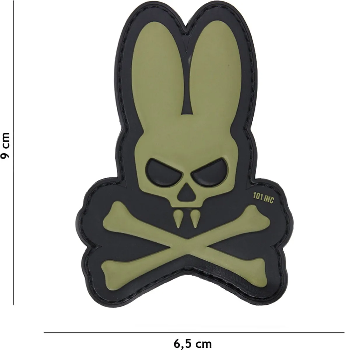 101 Inc Embleem 3D Pvc Skull Bunny