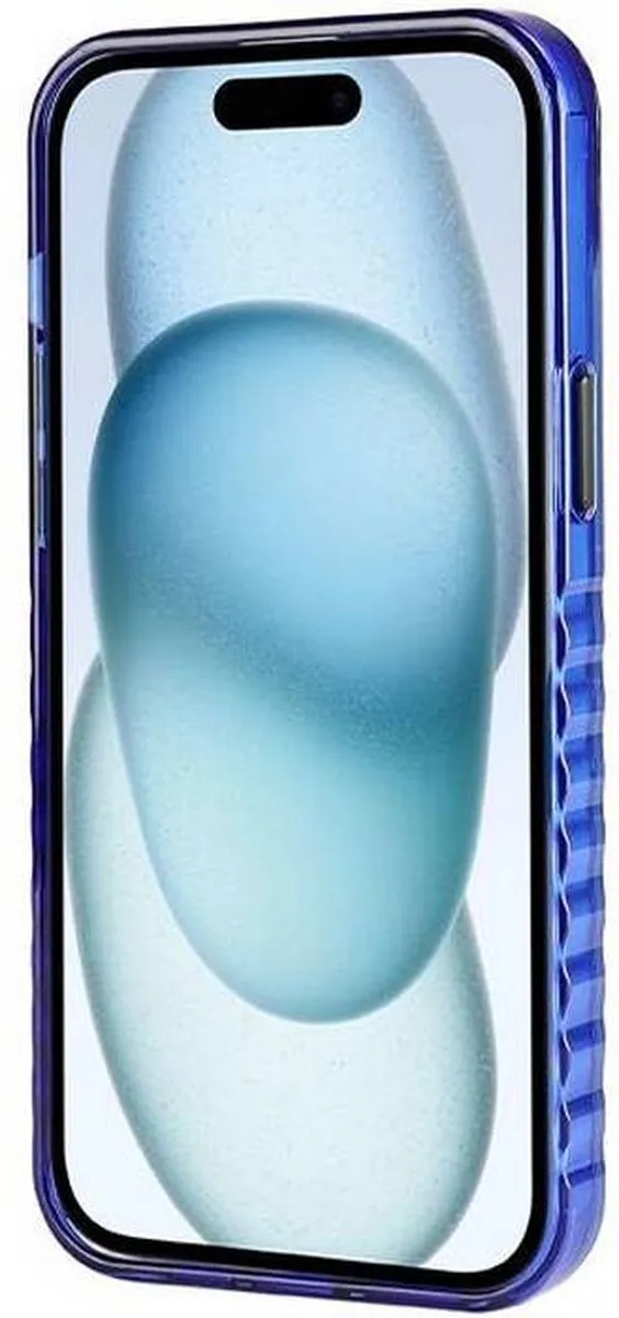 Audi IML Big Logo Hoesje - Blauw - iPhone 15 MagSafe