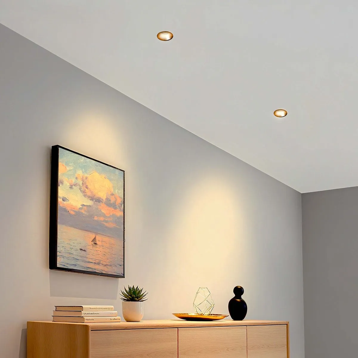 Ledvion LED Inbouwspot ø81mm GU10 - Zwart/Goud