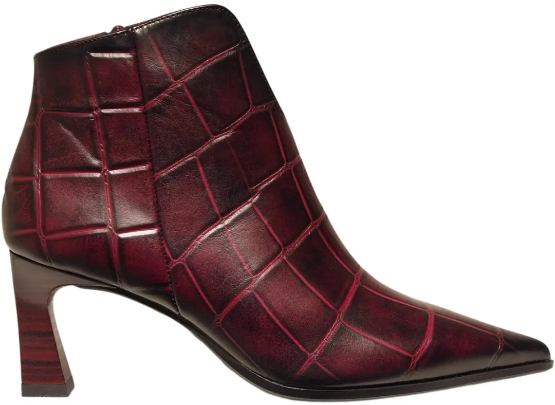 Hispanitas Paris Enkellaarzen Bordeaux croco - afbeelding 6 van 6