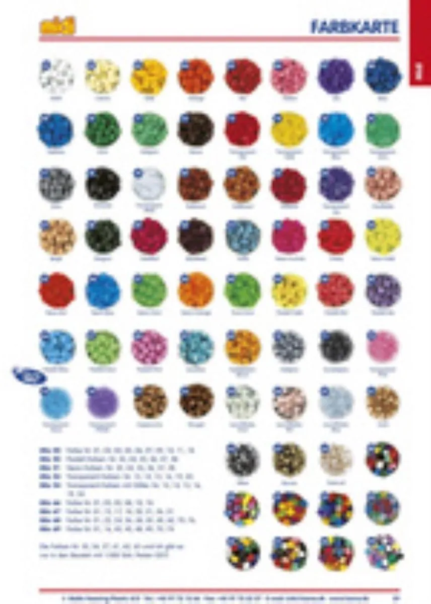 Hama Strijkkralen Zilver - 1000 Stuks