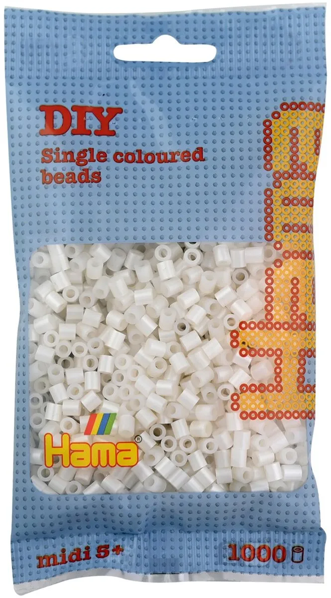Hama Strijkkralen Zilver - 1000 Stuks