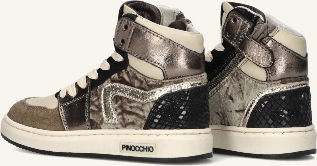 Pinocchio P1765 Sneakers Meisjes - Taupe Maat 25 - afbeelding 6 van 6