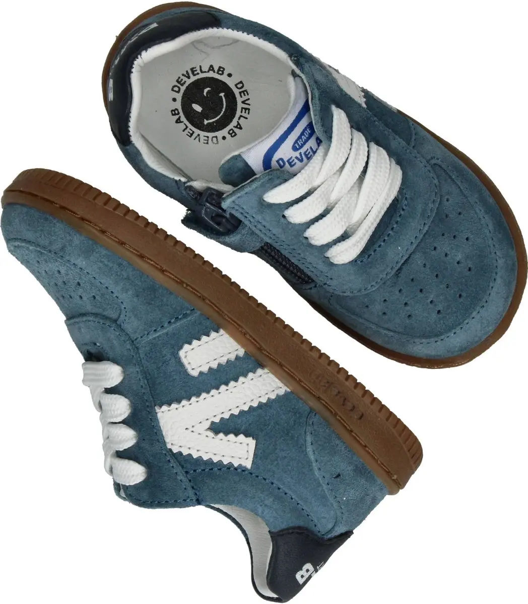 Develab 44427 Lage sneakers - Blauw - Maat 21 - afbeelding 4 van 6