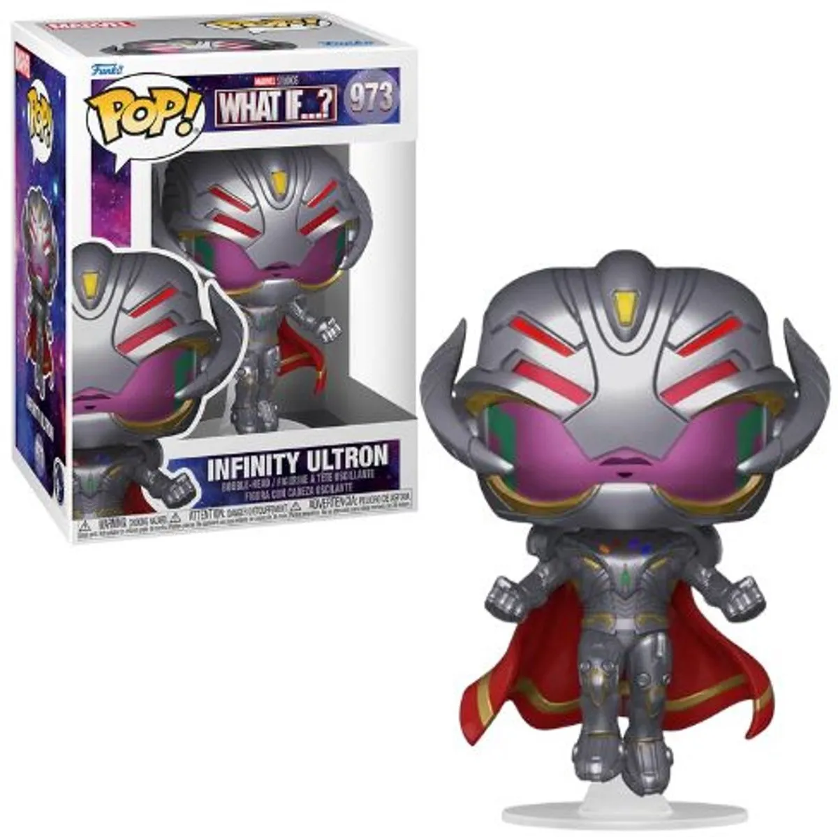 Marvel Funko What If...? POP! The Almighty Verzamelfiguur - 9 cm - Multicolours - afbeelding 6 van 6