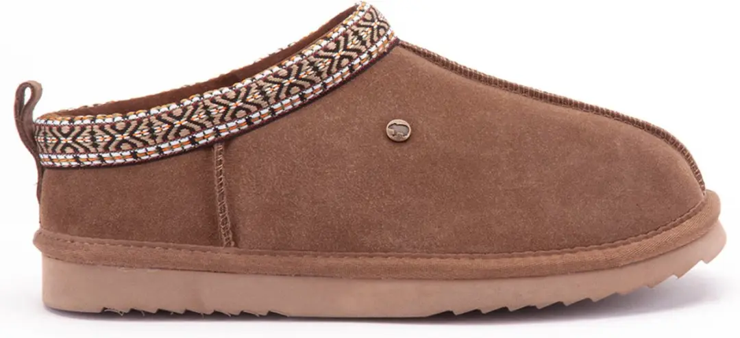 Warmbat Kynuna Suede Tape Dames Sloffen