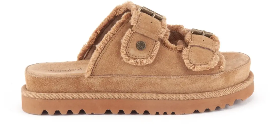 Warmbat Dysart Suede Dames Sandalen Cognac - afbeelding 2 van 6