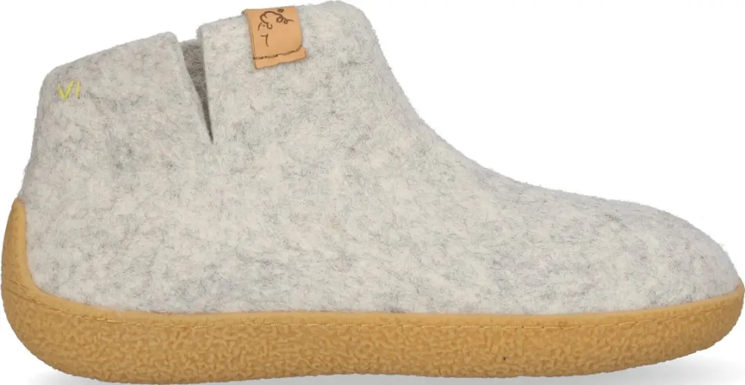Rabara Maha Unisex Pantoffels Wolvilt Beige