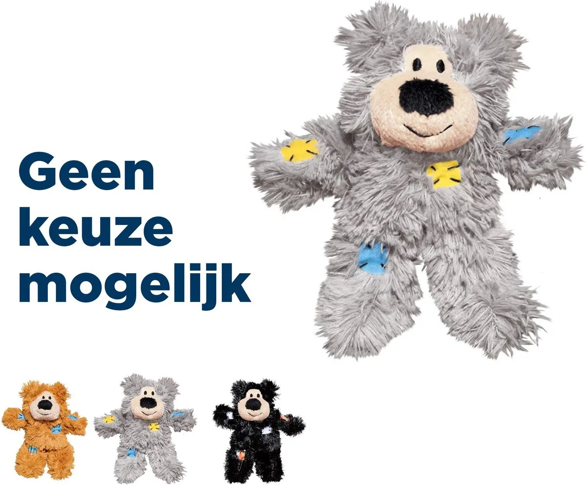KONG Wild Knots Beer Hondenspeelgoed S - Assorti