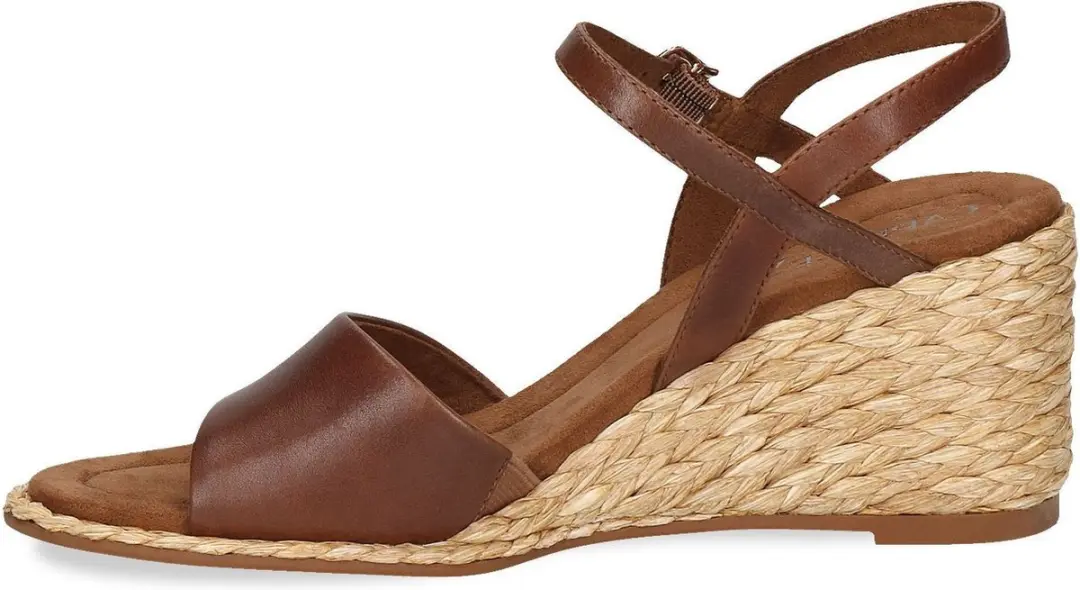 Caprice Sandalen Cognac Nappa Wedge maat 39 - afbeelding 5 van 6