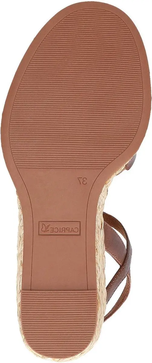Caprice Sandalen Cognac Nappa Wedge maat 39 - afbeelding 6 van 6