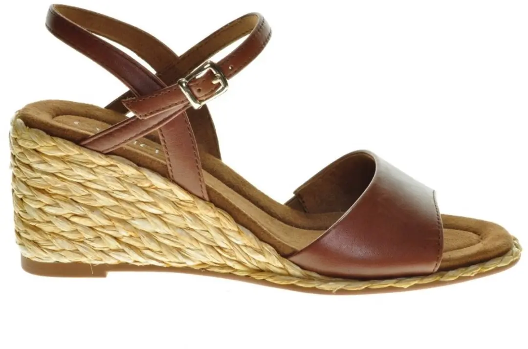 Caprice Sandalen Cognac Nappa Wedge maat 39
