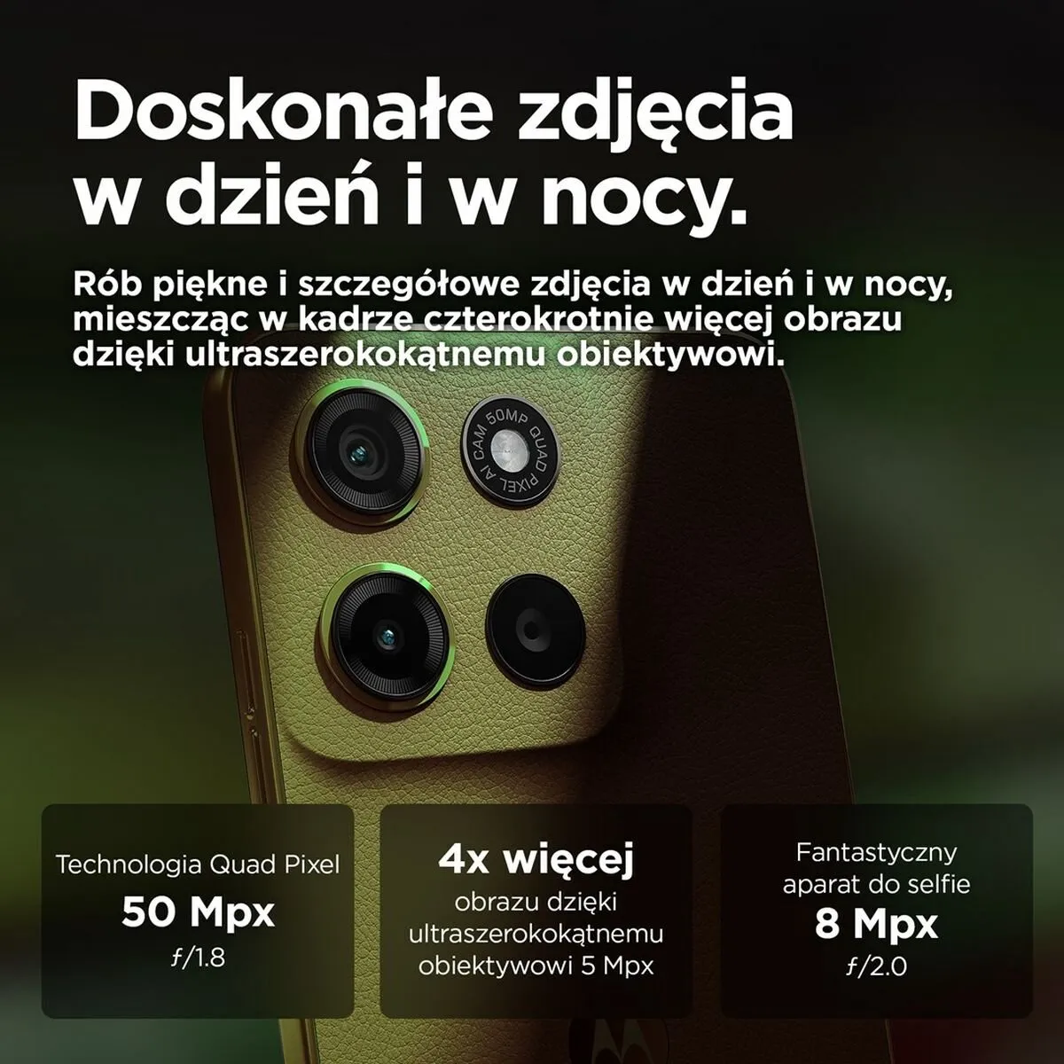 Motorola PB6E0016PL Smartphone - 6,72" 8GB/256GB - Groen - afbeelding 3 van 6