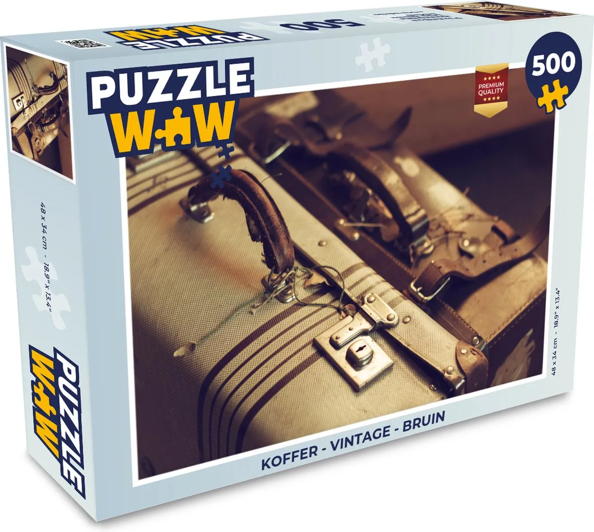 PuzzleWow Vintage Legpuzzel 500 Stuks