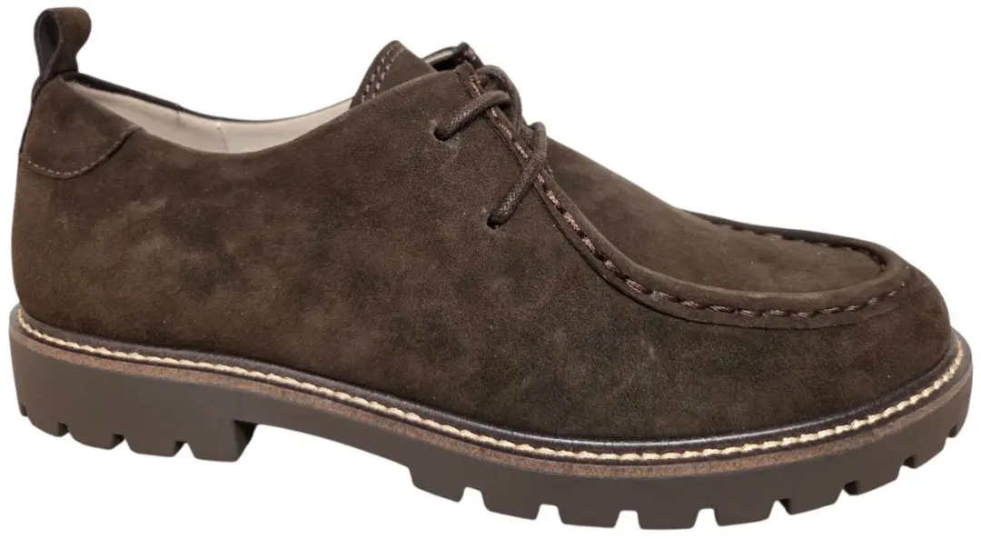 Caprice 9-9-23612-45 342 DK Brown Veterschoenen Donker Bruin Suede Dames